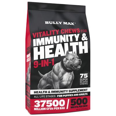 Bully Max 9-in-1 Vitality Chews for Immunity & Health, 75 ct.