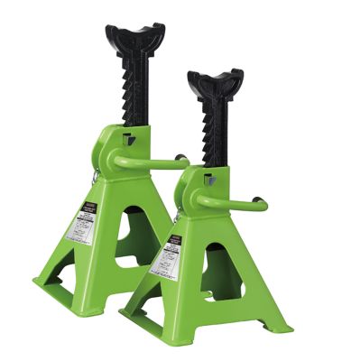 Traveller 3-Ton Heavy-Duty Jack Stand Set, Green