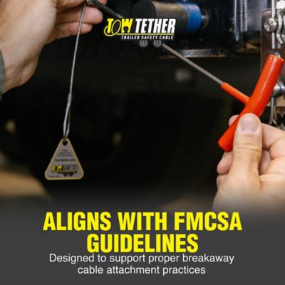 Image showing  Trailer Independent Breakaway Cable Anchor Kit