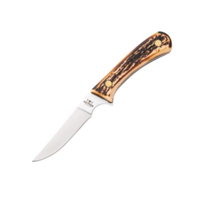 Bear & Son Cutlery 6.5 in. Stag Delrin Slim Hunter