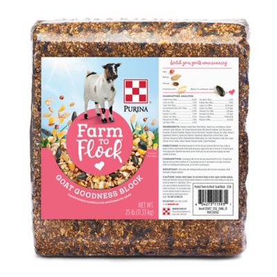 Purina Farm to Flock Goat Block