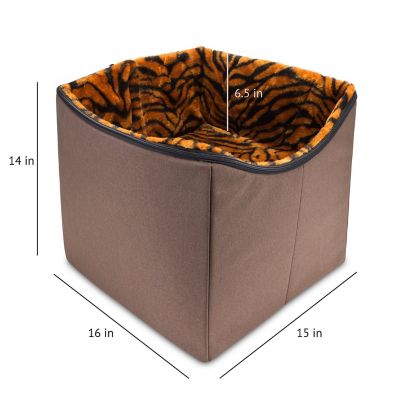 Image showing  Dog Booster Safety Seat with Adjustable Straps