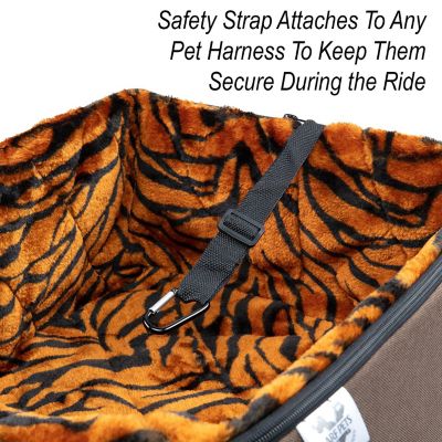 Image showing  Dog Booster Safety Seat with Adjustable Straps