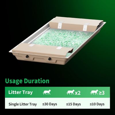 Image showing  Crystal Litter Set, Fresh Green, 4 pk.