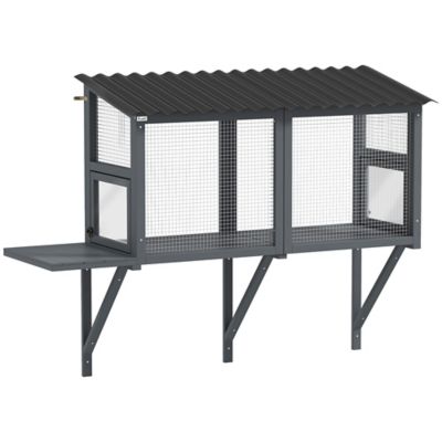 Pawhut Cat Window Box, Outdoor Cat Catio Enclosure for Multiple Kittens