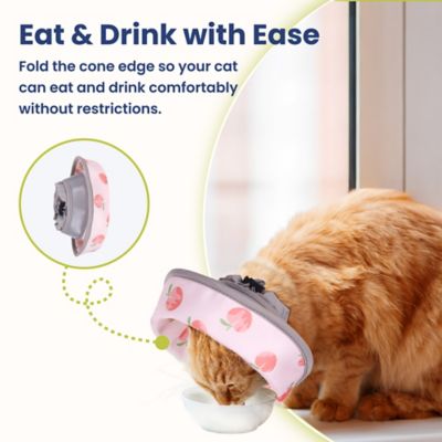 Image showing  Adjustable Dog & Cat Recovery Soft-Cone, Peach