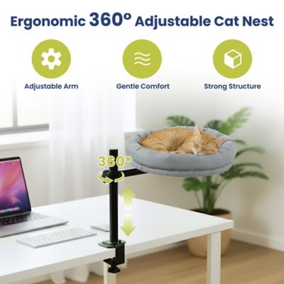 Image showing  Adjustable 360 deg. Desk Cotton Cat Nest Bed