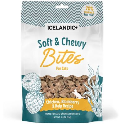 Icelandic+ Soft & Chewy Bites: Chicken & Blackberry, 1.8 oz.