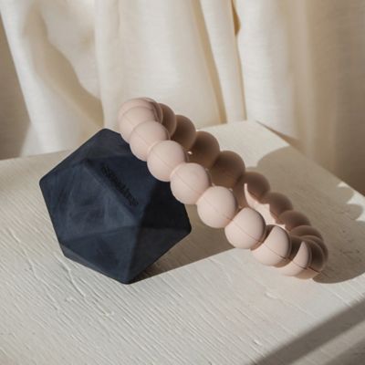 Image showing  Chew Master Set: Ring & Geometric, Beige and Black