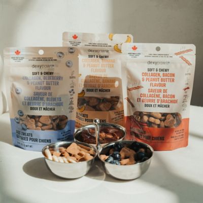 Image showing 7 th Dexypaws Soft & Chewy: Collagen, Bacon & PB
