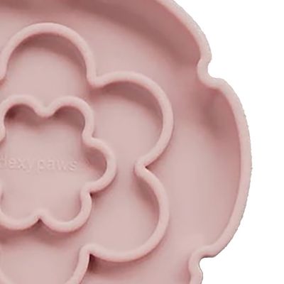 Image showing  Elevated Slow Feeder: Flower, Pink Blush