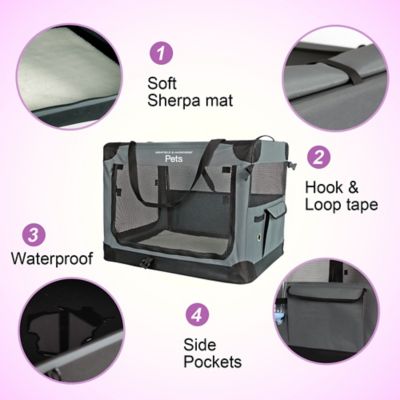 Image showing  30 in. Soft Collapsible Dog Crate