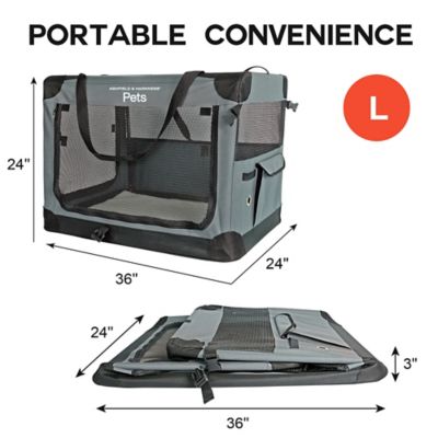 Image showing  36 in. Soft Collapsible Dog Crate