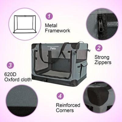 Image showing  36 in. Soft Collapsible Dog Crate