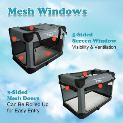 Image showing  36 in. Soft Collapsible Dog Crate