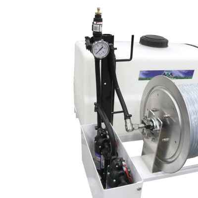 Image showing 3 th Master Mfg 35 gal. Professional Lawn Care Skid Sprayer