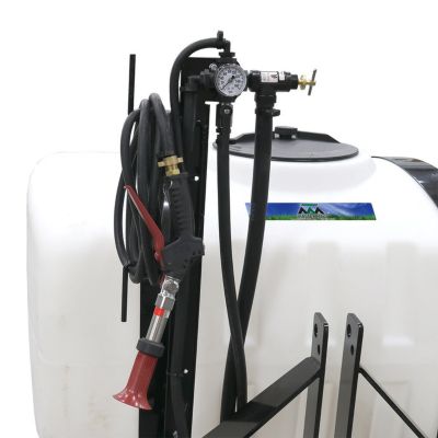 Image showing 9 th Master Mfg 150 gal., 3 pt. Broadcast Sprayer, 20 GPM, 58 ft. Swath