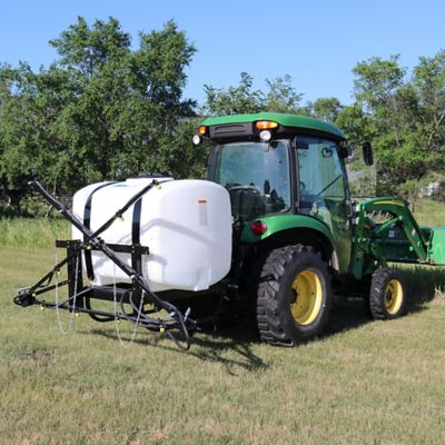 Image showing  150 gal. 3 pt. Broadcast Sprayer, 20 GPM, 23 ft. Swath