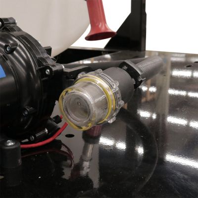 Image showing 3 th Master Mfg 200 gal., Tow Broadcast Sprayer, 5.5 GPM, 58 ft. Swath