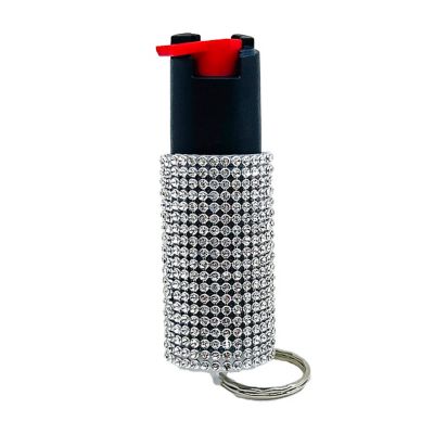 Flipo Defy Bling Pepper Spray, Silver