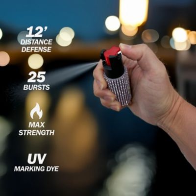 Image showing  Defy Bling Pepper Spray, Silver