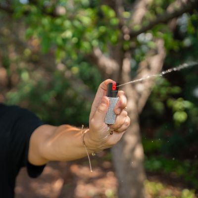 Image showing  Defy Bling Pepper Spray, Silver