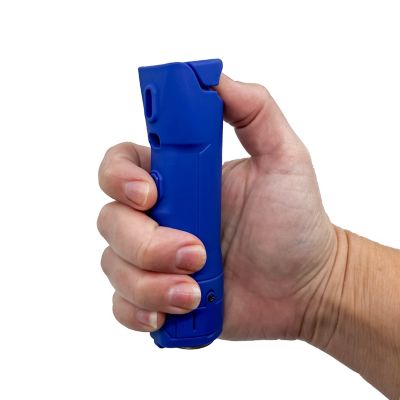 Image showing  Defy 3-in-1 Pepper Spray with Alarm & Flashlight, Blue