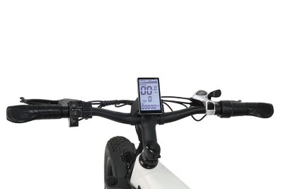 Image showing  24 in. Tire Electric Bike - White
