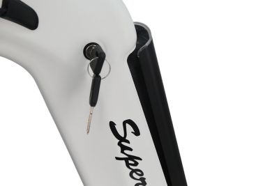 Image showing  24 in. Tire Electric Bike - White