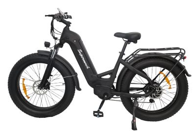 Supermach 24 in. Tire Electric Bike - Black