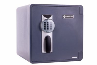 First Alert Fireproof, Waterproof Security Safe, 1.32 cu. ft. UL Fire Rated 1 Hour. Digital Electronic Lock, Bolt-down feature.