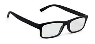 Hillman Retro Black Reading Glasses +2.00