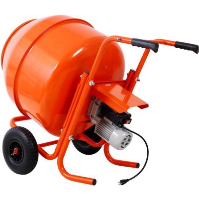 Image showing 5 th TMB 8 cu. ft., 224L Portable Concrete Mixer 115V/60HZ, Orange