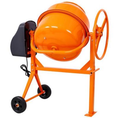 Image showing  Electric Concrete Mixer, 5 cu. ft, 650 W AC Motor