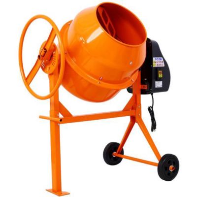 Image showing  Electric Concrete Mixer, 5 cu. ft, 650 W AC Motor