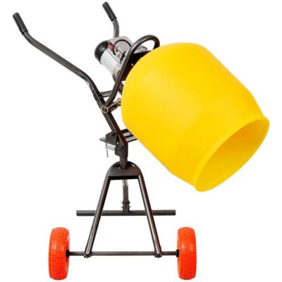 Image showing  3.5 cu.ft., 100L Portable Electric Poly Drum Concrete Mixer, 115V/60HZ