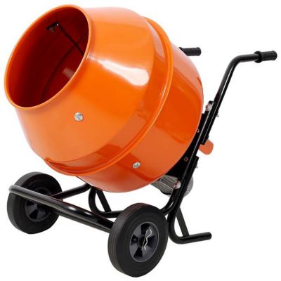 TMB 5 cu. ft., 150L Portable Cement Concrete Mixer 115V-60HZ, Orange