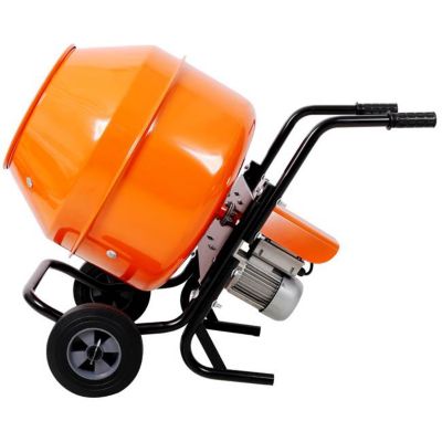 Image showing  5 cu. ft., 150L Portable Cement Concrete Mixer 115V-60HZ, Orange
