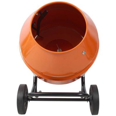 Image showing  5 cu. ft., 150L Portable Cement Concrete Mixer 115V-60HZ, Orange