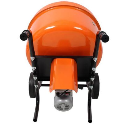 Image showing  5 cu. ft., 150L Portable Cement Concrete Mixer 115V-60HZ, Orange