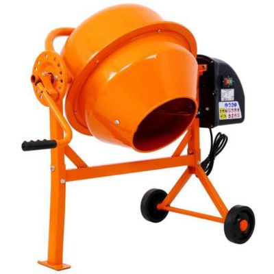 TMB Electric Concrete Mixer, 3 cu. ft, 110 V AC Motor