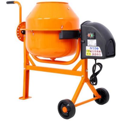Image showing  Electric Concrete Mixer, 3 cu. ft, 110 V AC Motor