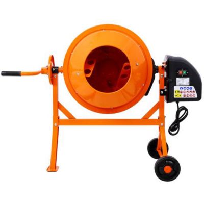 Image showing  Electric Concrete Mixer, 3 cu. ft, 110 V AC Motor