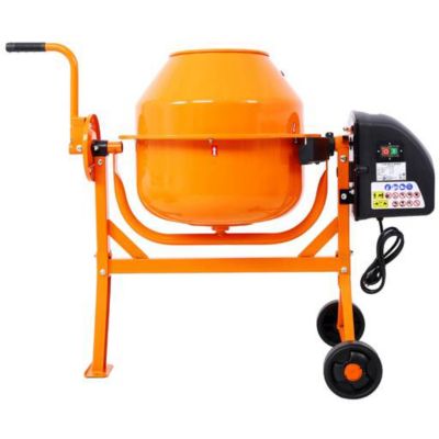 Image showing  Electric Concrete Mixer, 3 cu. ft, 110 V AC Motor