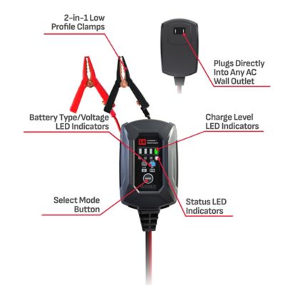 Image showing 5 th Schumacher Rugged 1 Amps Car Battery Charger and Maintainer, 3 in 1 Solution