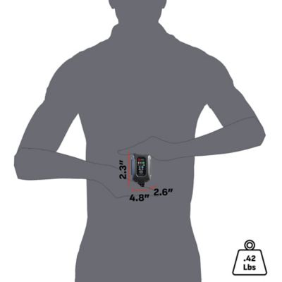 Image showing 6 th Schumacher Rugged 1 Amps Car Battery Charger and Maintainer, 3 in 1 Solution