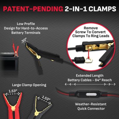 Image showing  Rugged 2 Amps Car Battery Charger and Maintainer, 3 in 1 Solution