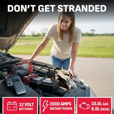 Image showing  Lithium Car Battery Jump Starter and Portable Power Pack/Jump Box 2000A LITH JS QI 4C37 UL