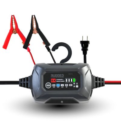 Schumacher Rugged 5 Amps Car Battery Charger and Maintainer, 3 in 1 Solution
