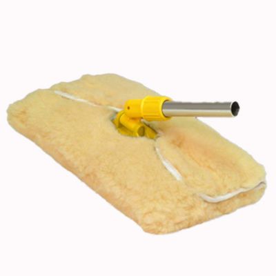 Swobbit Rectangular Head Wash Brush, Sheepskin, SW19140